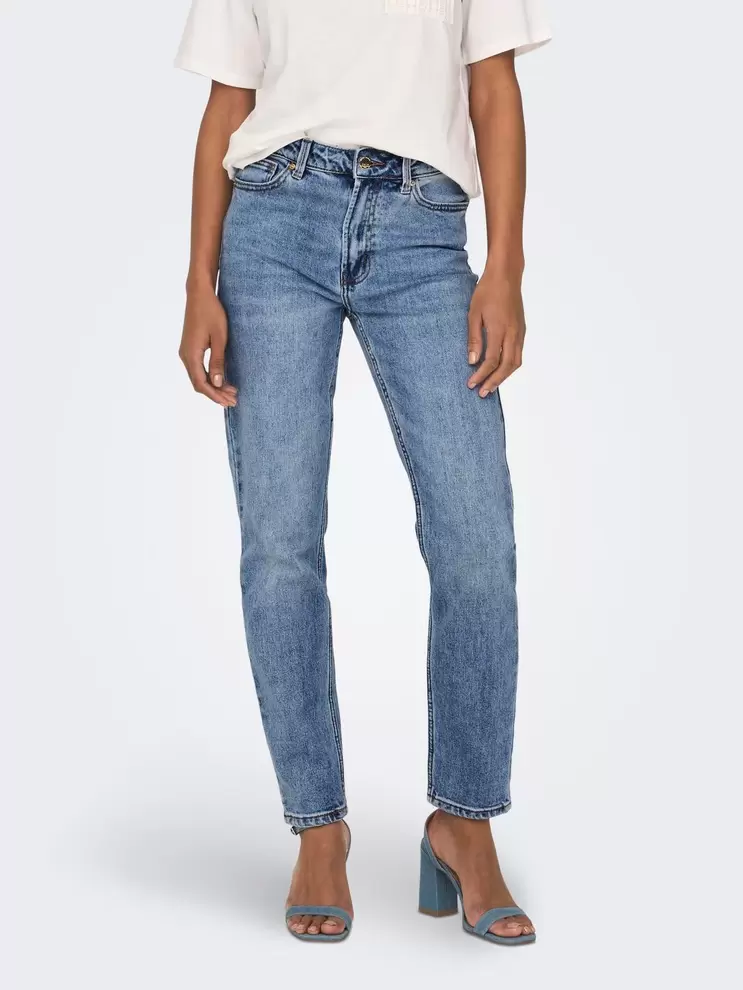 ONLEMILY Høj talje Straight fit Jeans på tilbud til 359,95 kr. hos Only