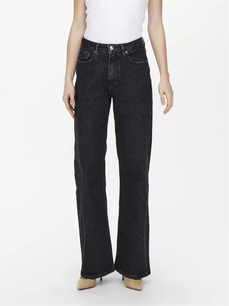 ONLJUICY Høj talje Wide leg fit Jeans på tilbud til 399,95 kr. hos Only