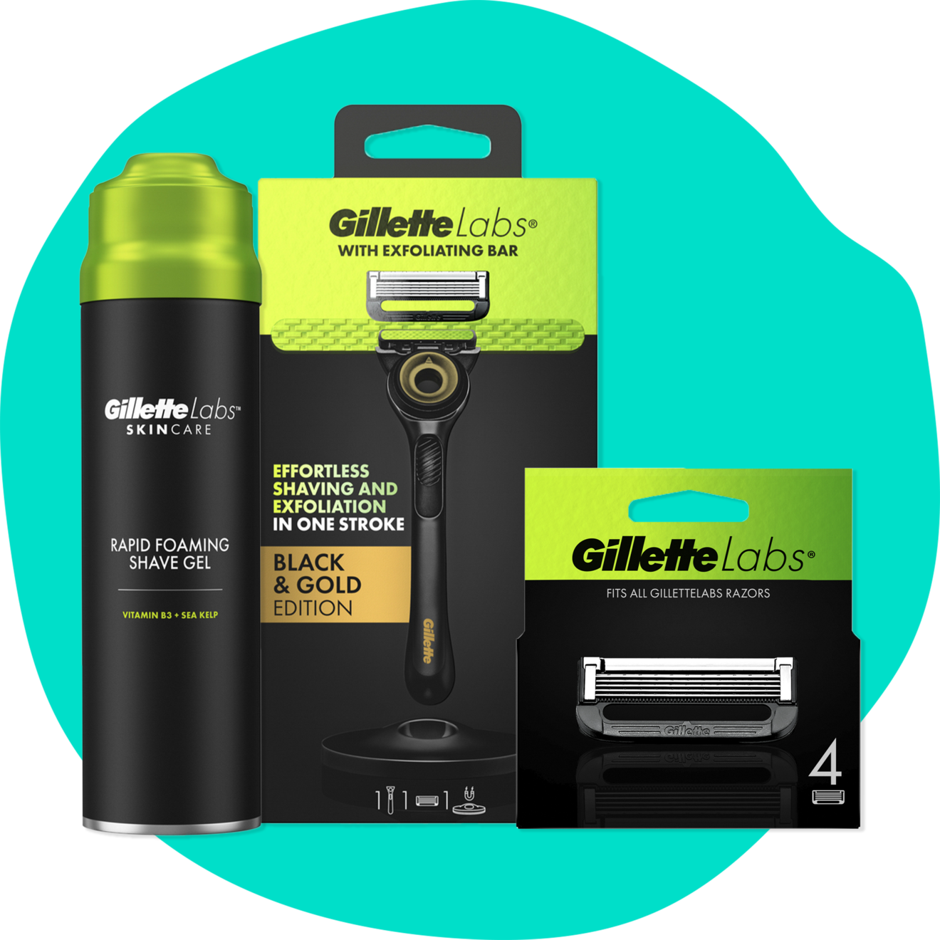 Gillette Labs-kassen på tilbud til 248 kr. hos Normal