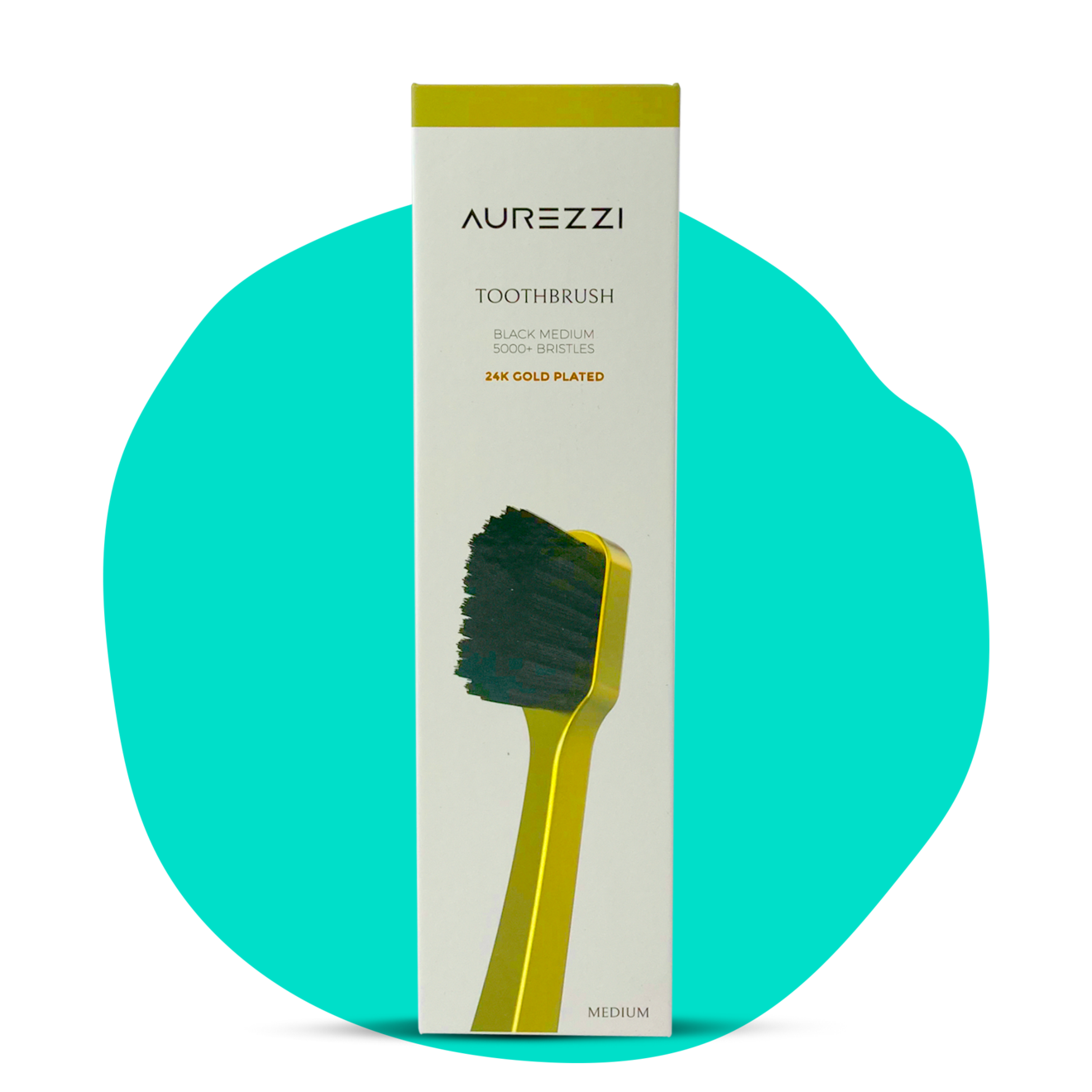 Aurezzi tandbørste belagt med 24 karat guld på tilbud til 148 kr. hos Normal