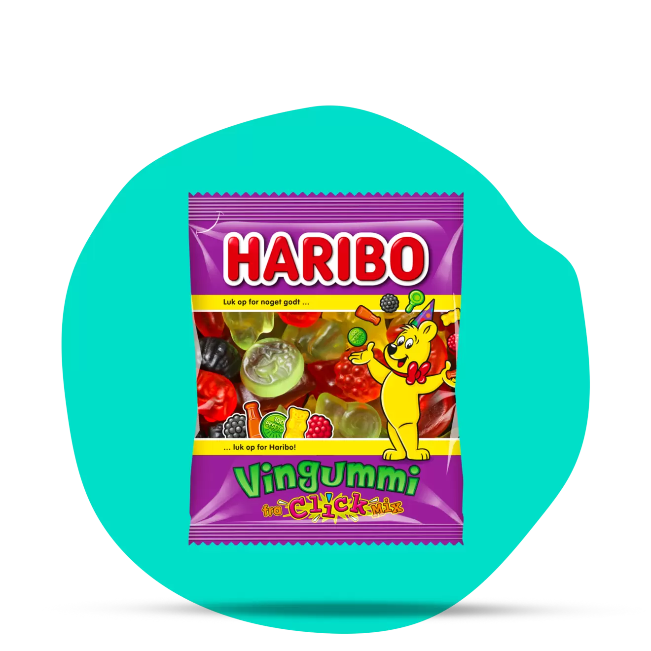 HARIBO Vingummi fra Click Mix på tilbud til 2 kr. hos Normal