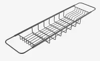 Bakke til badekar ILSBO m/teleskopender sort på tilbud til 75 kr. hos JYSK