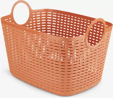 Kurv EVAN B27xL38xH27cm 14,5L plast orange på tilbud til 22,5 kr. hos JYSK