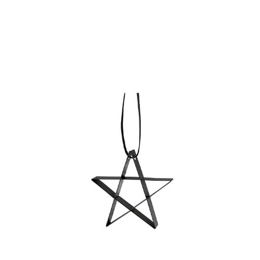 Stelton Figura Ornament Stjerne Lille Sort 6 cm på tilbud til 49,95 kr. hos Kop & Kande