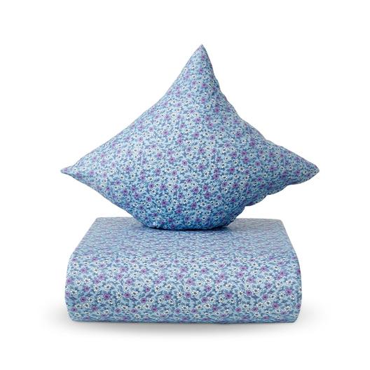 Nordisk Tekstil Rose sengesæt blå 140 x 220 cm på tilbud til 179,95 kr. hos Kop & Kande
