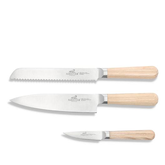Lion Sabatier International Altya knivsæt 3 dele rustfrit stål/træ på tilbud til 299,95 kr. hos Kop & Kande