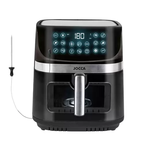 Jocca airfryer 9 liter med termometer 2200 watt på tilbud til 999,95 kr. hos Kop & Kande