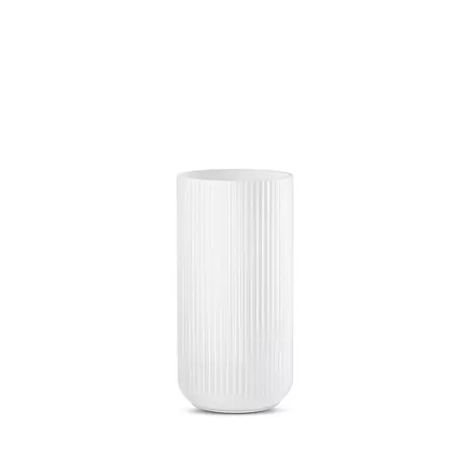 Lyngby vase hvid opal glas 20 cm på tilbud til 129,95 kr. hos Kop & Kande