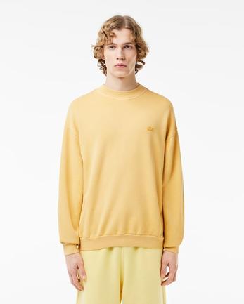 Loose Fit Natural Dye Jogger Sweatshirt på tilbud til 1300 kr. hos Lacoste