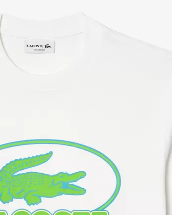 Heavy Cotton Graphic T-shirt på tilbud til 600 kr. hos Lacoste