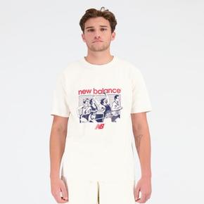 Athletics Remastered Graphic Cotton Jersey Short Sleeve T-shirt                           Men's på tilbud til 224 kr. hos New Balance