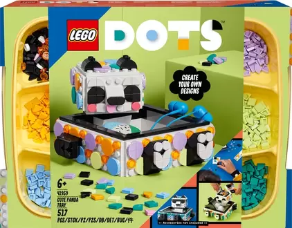 41959 LEGO Dots Sød Pandabakke på tilbud til 125,97 kr. hos Legekæden