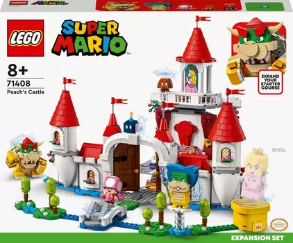 71408 LEGO Super Mario Peach's Castle – udvidelsessæt på tilbud til 950 kr. hos Legekæden