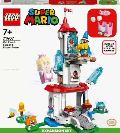 71407 LEGO Super Mario Peach-kattedragt og frosttårn – udvidelsessæt på tilbud til 500 kr. hos Legekæden