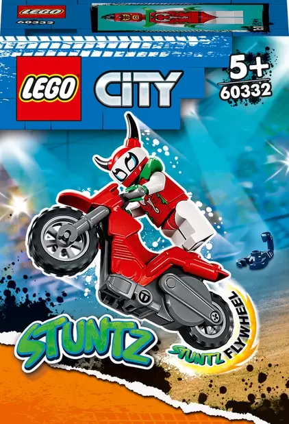 60332 LEGO City Stuntz Dumdristig Skorpion-Stuntmotorcykel på tilbud til 50 kr. hos Legekæden