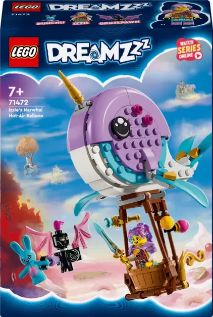 71472 LEGO DREAMZzz Izzies narhvalsluftballon på tilbud til 95 kr. hos Legekæden