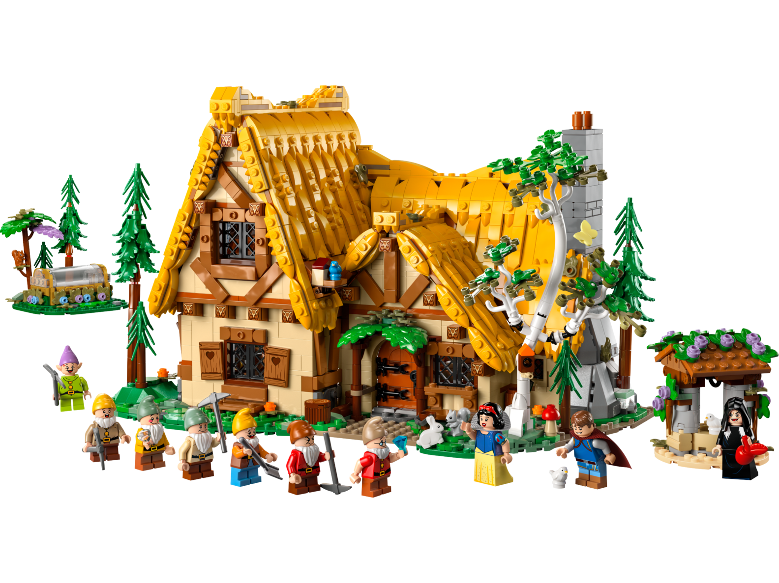 Snehvide og de syv små dværges hytte på tilbud til 1699,95 kr. hos Lego
