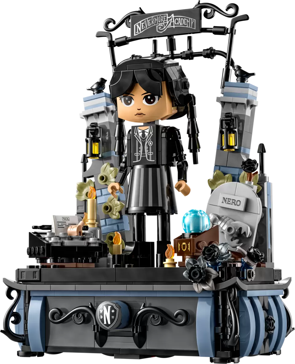 Wednesday Addams-figur på tilbud til 449,95 kr. hos Lego