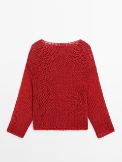Open-knit sweater - Limited Edition på tilbud til 999 kr. hos Massimo Dutti